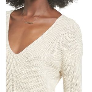 BP. V-Neck Pullover Sweater Ivory New with tags